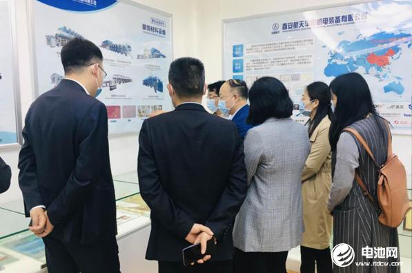 中國電池新能源產業鏈調研團參觀調研航天華陽