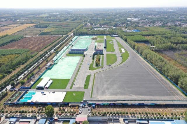 國家智能汽車與智慧交通（京冀）示范區順義基地航拍圖