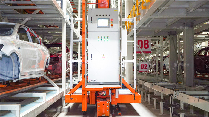 中鼎集成主導負責比亞迪西安工廠內彩車身智能物流系統建設