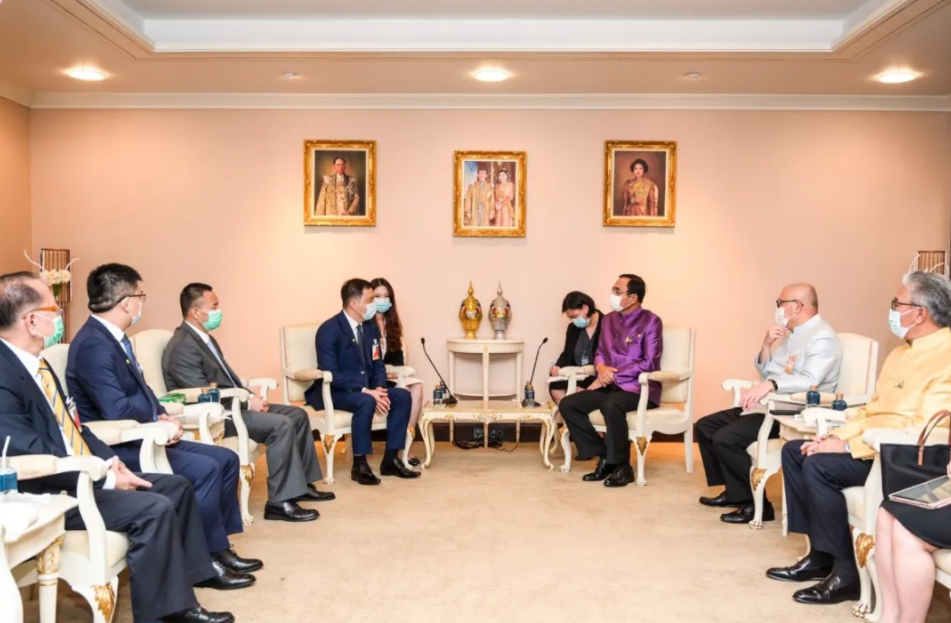 泰國總理巴育會見長城汽車東盟團隊 圖片來源：長城汽車官微