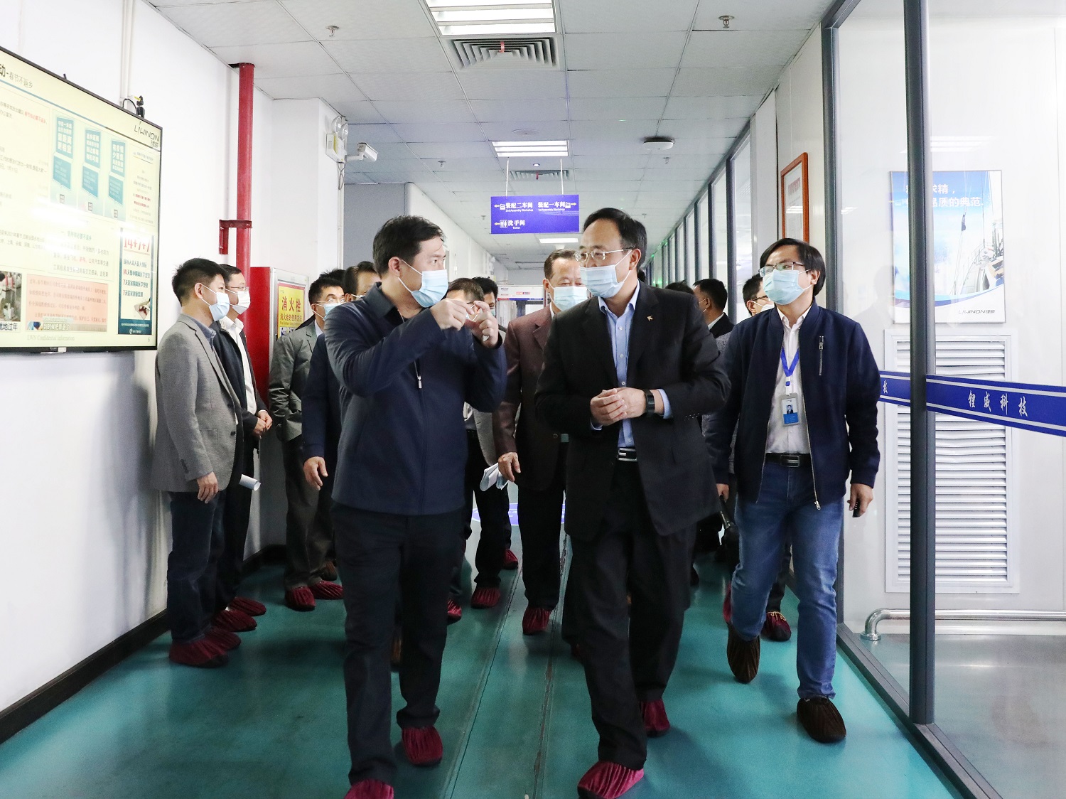 惠州市常務副市長何廣延蒞臨欣旺達博羅園區(qū)調(diào)研