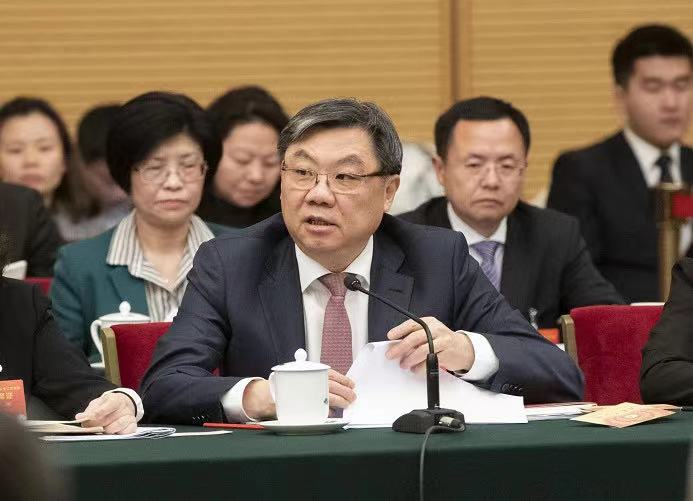 全國人大代表、上汽集團黨委書記、董事長陳虹