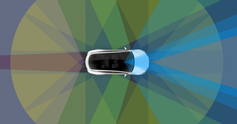 特斯拉感知方案，圖片來源：teslarati
