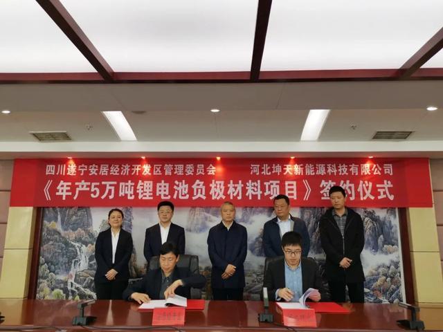 鋰電池,負極材料,四川遂寧,安居經開區