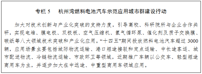 浙江省新能源汽車產業發展“十四五”規劃