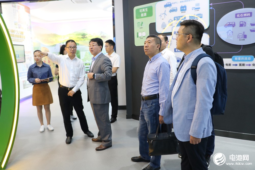 2021年中國電池新能源產業鏈調研團參觀考察天能股份