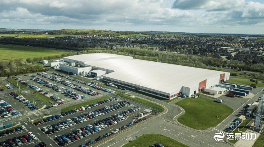 遠景動力英國桑德蘭工廠  圖片來源：企業供圖