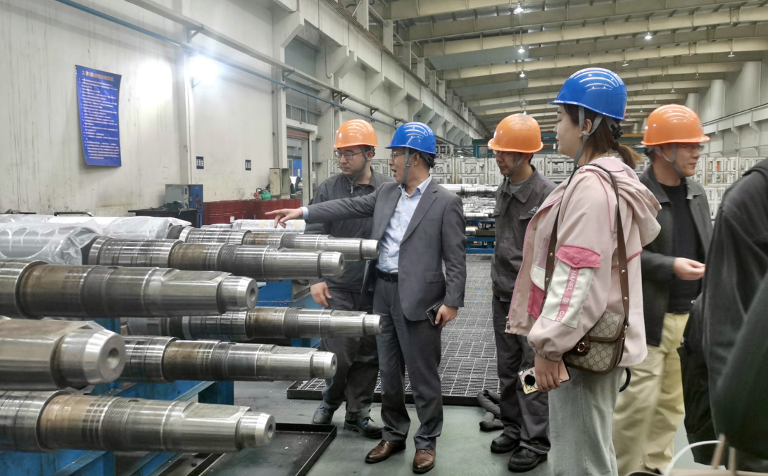 電池百人會理事長于清教一行調研鋁箔企業