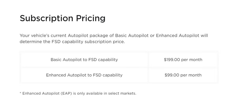 二季度特斯拉全自動(dòng)駕駛軟件包購買率僅為11%