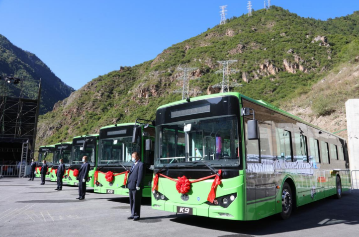 85臺比亞迪純電動客車K9將陸續批量交付 開啟九寨溝綠色觀光之旅
