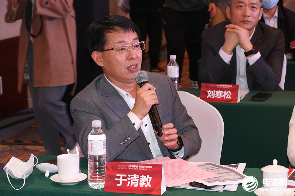 中關村新型電池技術創新聯盟秘書長、電池百人會理事長于清教