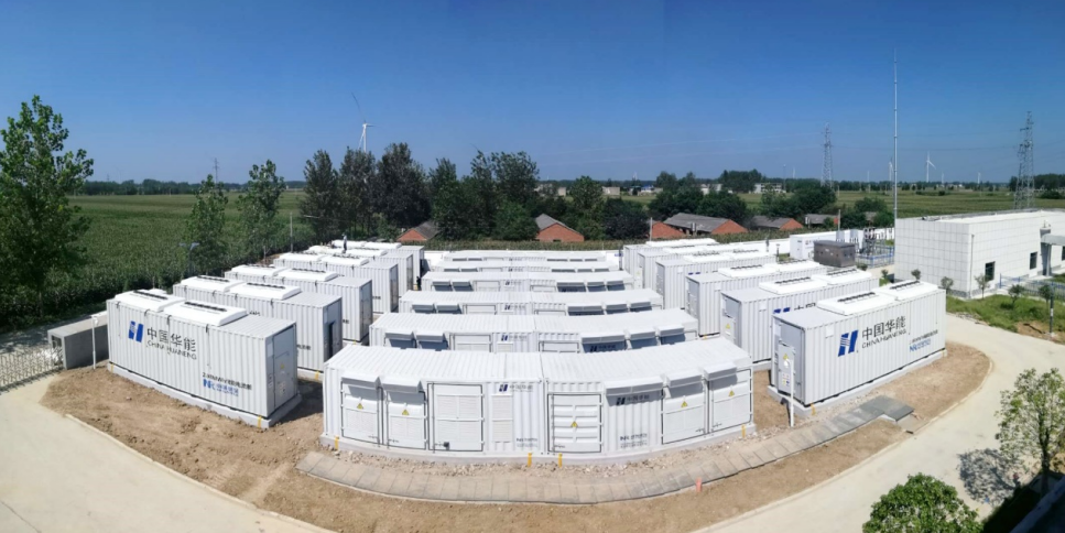 華能蒙城風電40MW/40MWh儲能項目