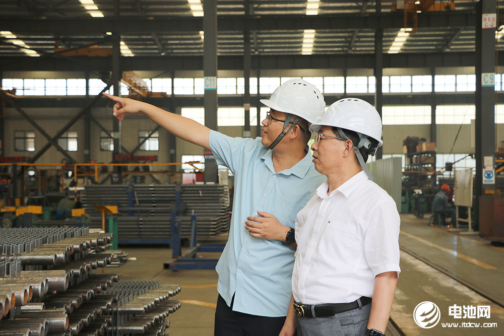 中關村新型電池技術創新聯盟秘書長于清教一行參觀調研凱能科技