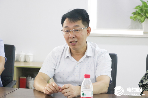 中關村新型電池技術創新聯盟秘書長于清教一行參觀調研金保利