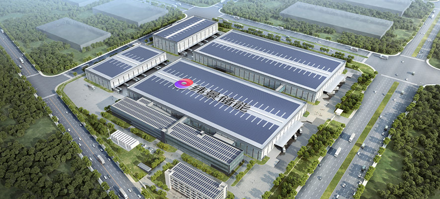 緯景儲能珠海超G工廠鳥瞰圖