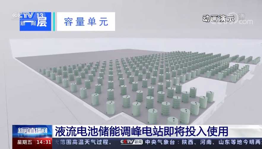 百兆瓦級(jí)大連液流電池儲(chǔ)能調(diào)峰電站預(yù)計(jì)本月中旬投用
