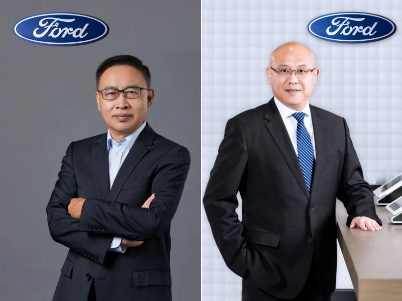 陳安寧（左）與吳勝波（右） 圖片來源/福特中國