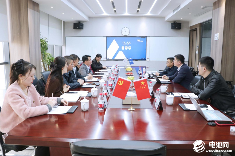 中國電池新能源產業鏈調研團一行參觀考察天力鋰能