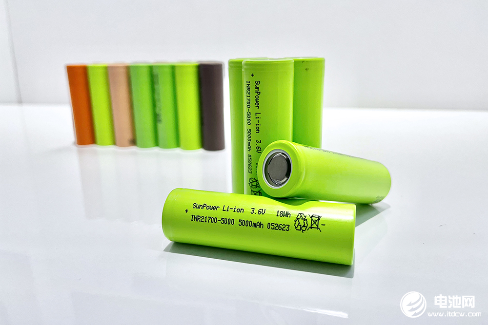 長虹三杰21700-5000mAh型號(hào)電池