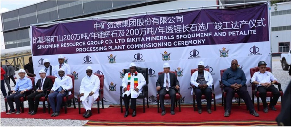 津巴布韋Bikita鋰礦200萬噸/年透鋰長石生產線和200萬噸/年鋰輝石生產線達產 圖/中礦資源