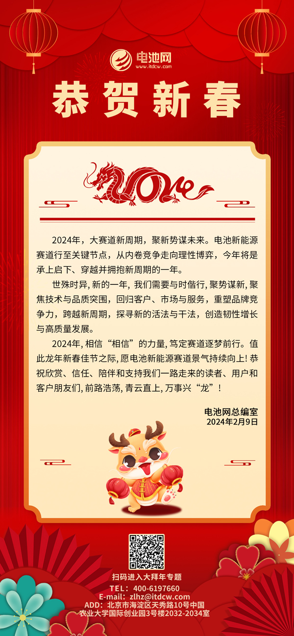 龍騰盛世中國年!電池網給您拜年啦! 龍騰盛世中國年!電池網給您拜年啦!