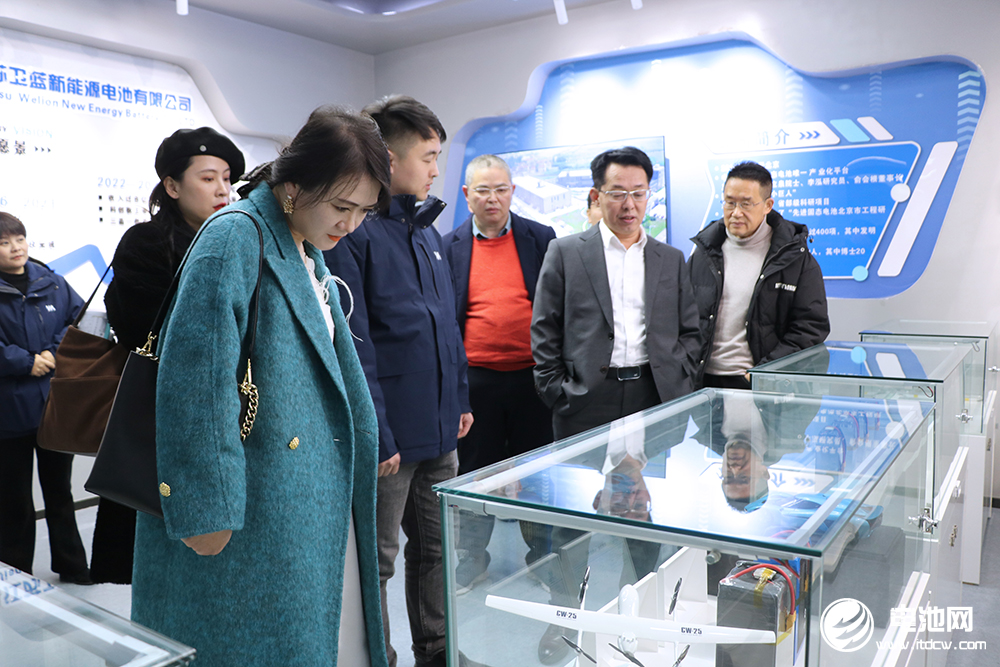中國電池新能源產業鏈調研團一行參觀考察江蘇衛藍新能源