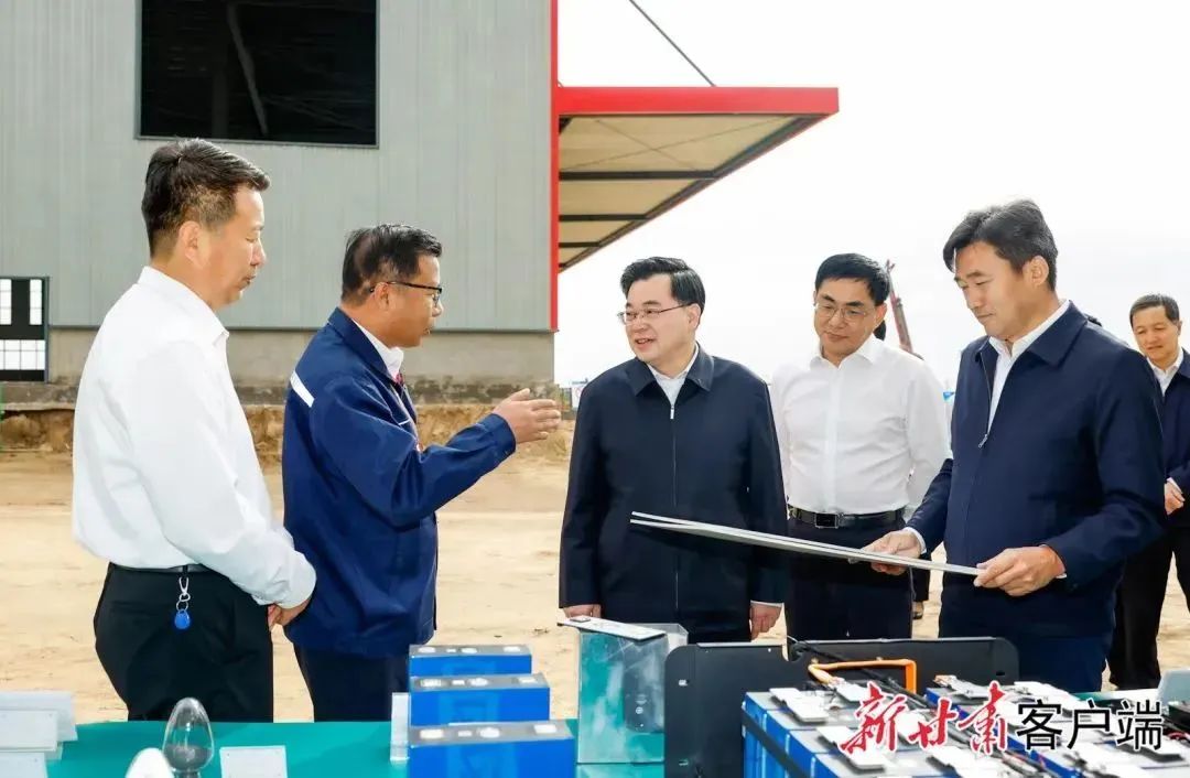 甘肅省委書記胡昌升調研銀高儲能 8GWh鋰電池項目年內投產