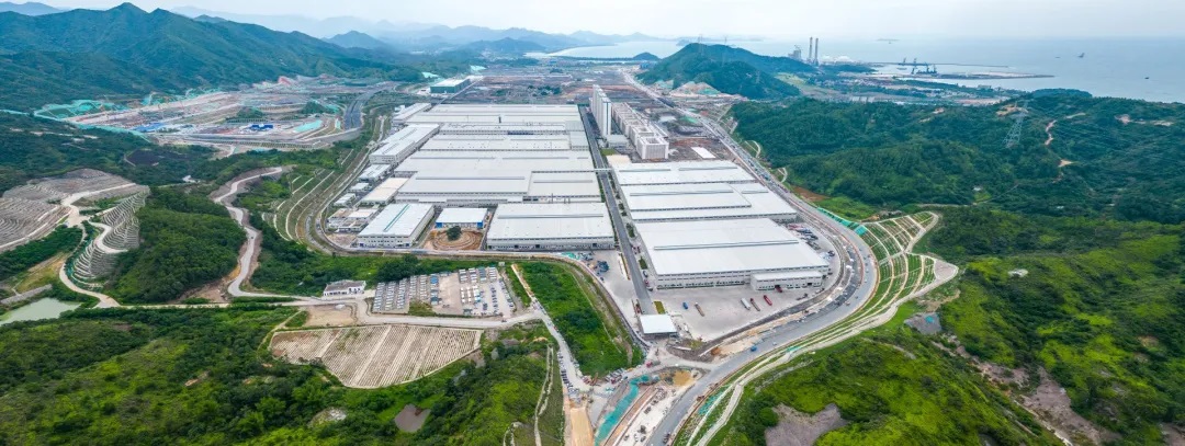 深汕比亞迪汽車工業園二期鳥瞰