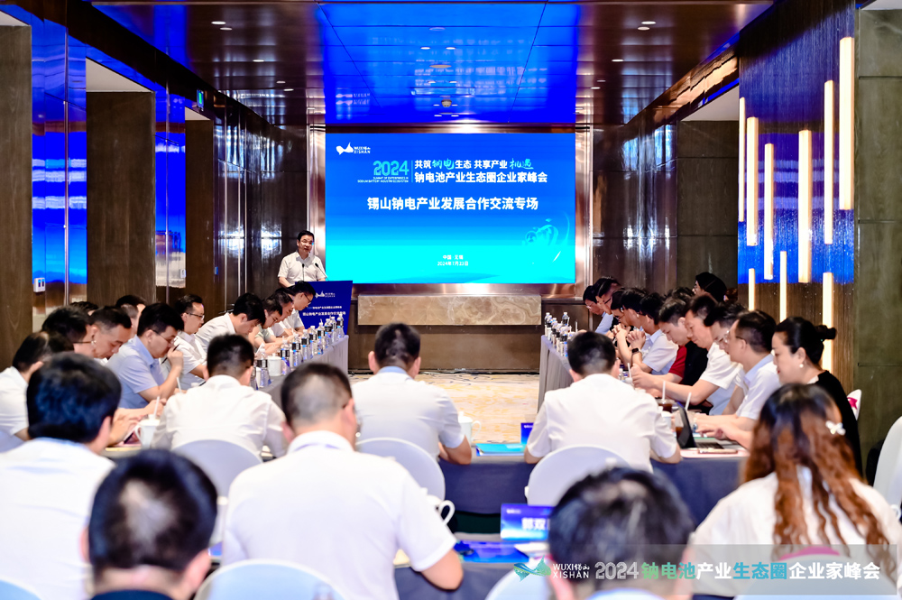 2024鈉電產(chǎn)業(yè)發(fā)展合作交流專場會議在無錫錫山成功召開